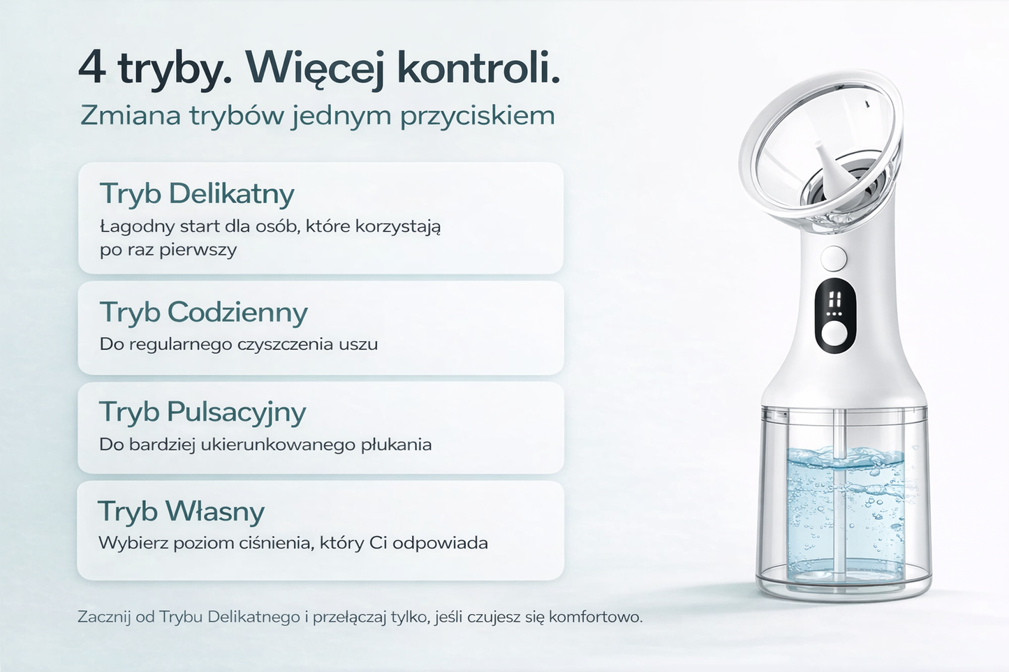 HydroEar™ – Elektryczny czyścik do uszu | Bezpieczne usuwanie woskowiny